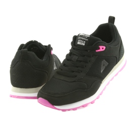 American Club WT26 Chaussures de sport noires rose 4
