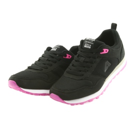 American Club WT26 Chaussures de sport noires rose 3