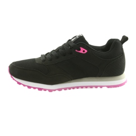 American Club WT26 Chaussures de sport noires rose 2
