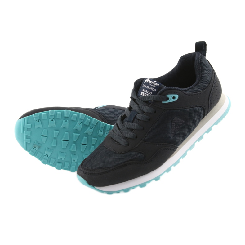 Chaussures de sport American Club WT26 Navy bleu bleu marine 5