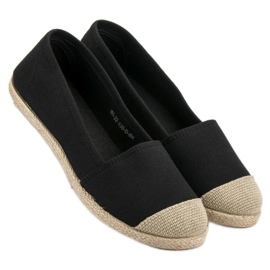 Espadrilles noires à la mode le noir 4