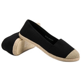 Espadrilles noires à la mode le noir 1