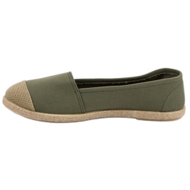 Espadrilles vertes à la mode 5