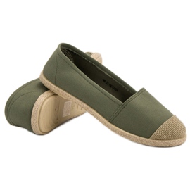Espadrilles vertes à la mode 6