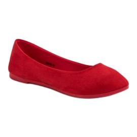 Ballerines rouges en daim VICES 4