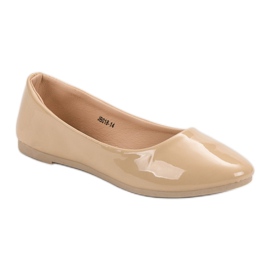 Ballerines VICES laquées brun 4