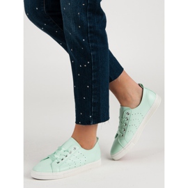 Kylie Baskets menthe attachées avec un ruban vert 1