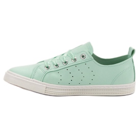 Kylie Baskets menthe attachées avec un ruban vert 3