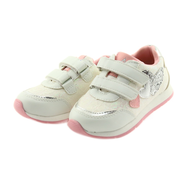 Semelle intérieure en cuir American Club GC11 blanc gris rose 3
