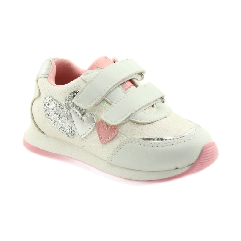 Semelle intérieure en cuir American Club GC11 blanche gris rose 1