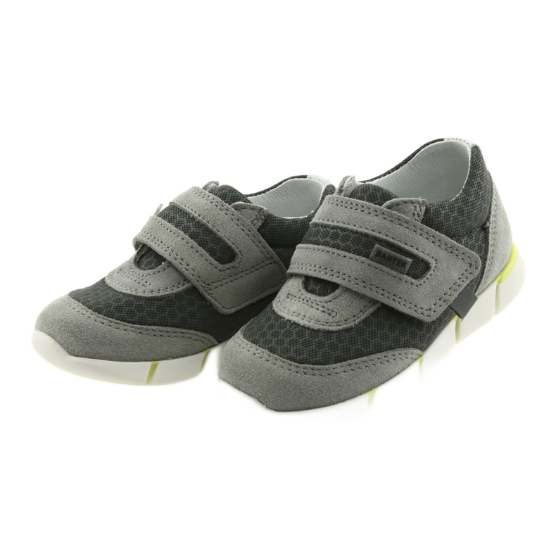 Semi-sports en cuir Velcro 51949 Bartek gris 3 Semi-sports en cuir Velcro 51949 Bartek gris 3