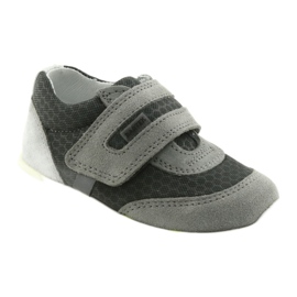 Semi-sports en cuir Velcro 51949 Bartek gris 1 Semi-sports en cuir Velcro 51949 Bartek gris 1