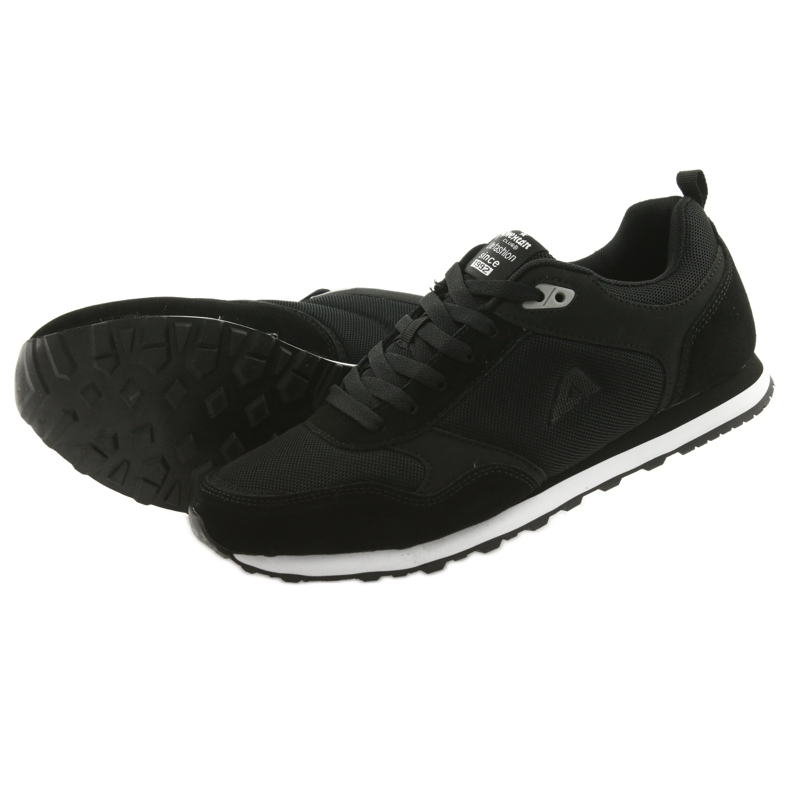 American Club American WT13 chaussures de sport noires pour hommes le noir 5