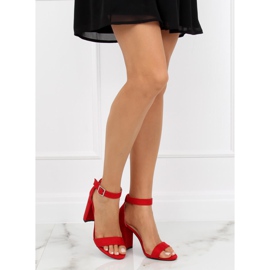 Sandales sur le poteau rouge 369-18 Rouge 2 Sandales sur le poteau rouge 369-18 Rouge 2