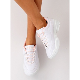 Chaussures de sport blanches et roses 6256 Rose 1 Chaussures de sport blanches et roses 6256 Rose 1
