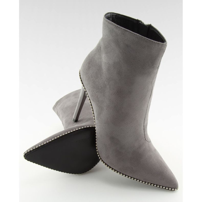 Bottines grises ZY153 Grey II-GAT 2
