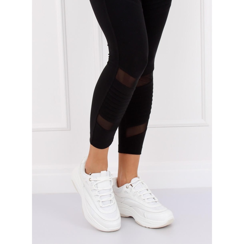 Chaussures de sport femme blanches B0-15 Blanc 2 Chaussures de sport femme blanches B0-15 Blanc 2