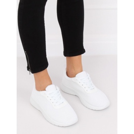 Chaussures de sport blanches BK-116 Blanc 1