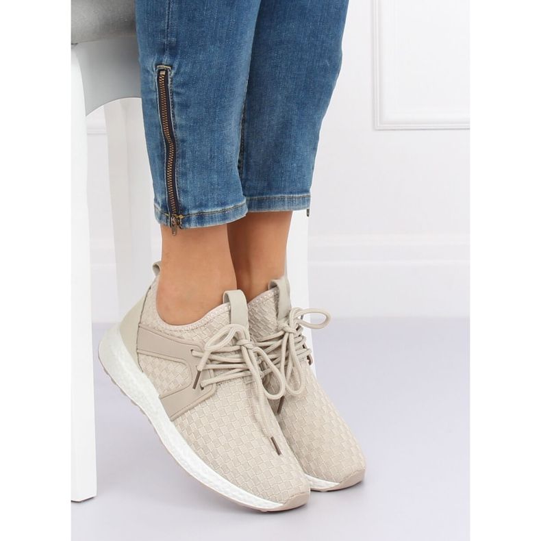 Beige HY2807 Chaussures de sport beiges 1