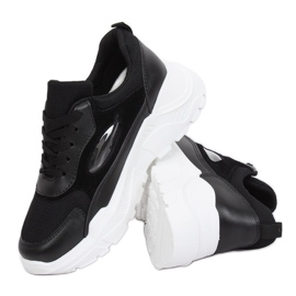 Noir PP-37 Chaussures de sport noires 2