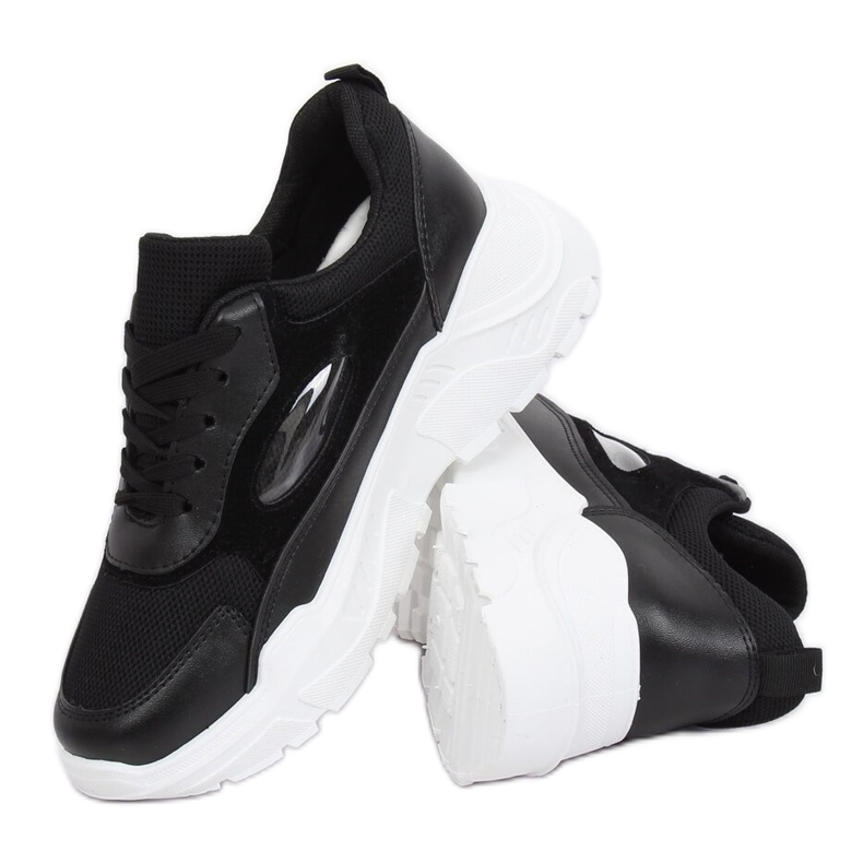 Noir PP-37 Chaussures de sport noires le noir 2