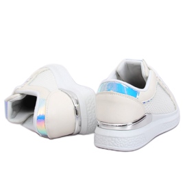 Baskets holographiques blanches ZF-40 White 3