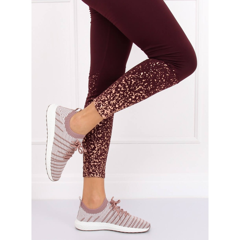 Rose HY2812 Chaussures de sport roses 1