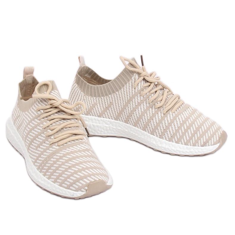 Beige HY2812 Chaussures de sport beiges 2 Beige HY2812 Chaussures de sport beiges 2