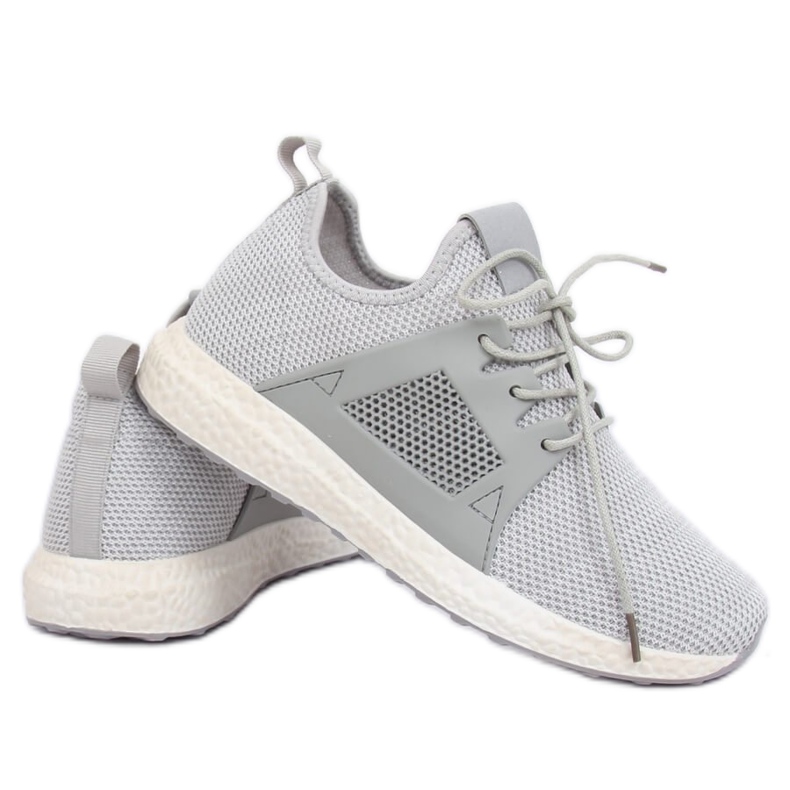 Chaussures de sport HY2820 L.GRAY grises 2 Chaussures de sport HY2820 L.GRAY grises 2