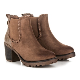 Super Me Bottes élégantes brun 1