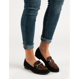 Mocassins à pois VICES noir 2