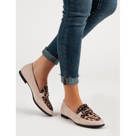 Mocassins à pois VICES brun 3