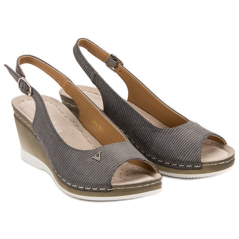 Sandales VINCEZA grises 1 Sandales VINCEZA grises 1