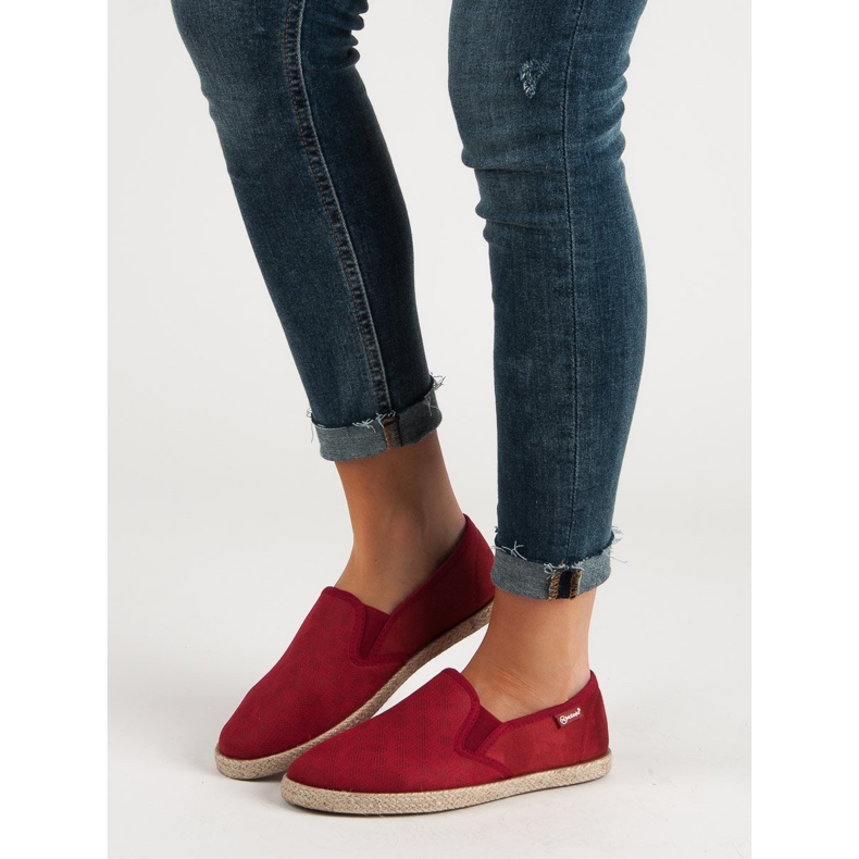 Slipons MCKEYLOR bordeaux rouge 1