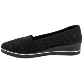 Ballerines textiles VINCEZA le noir 5
