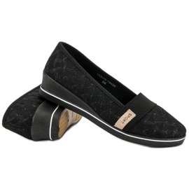 Ballerines textiles VINCEZA le noir 6