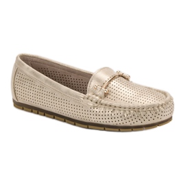 Kylie Mocassins brillants jaune 4