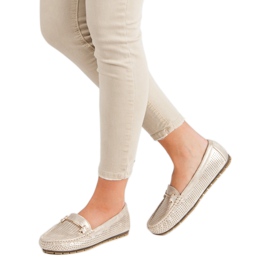 Kylie Mocassins brillants jaune 3