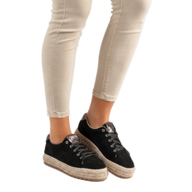 Seastar Espadrilles nouées le noir 2