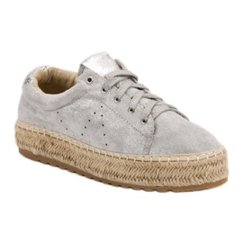 Seastar Espadrilles nouées gris 4