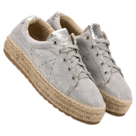 Seastar Espadrilles nouées gris 1