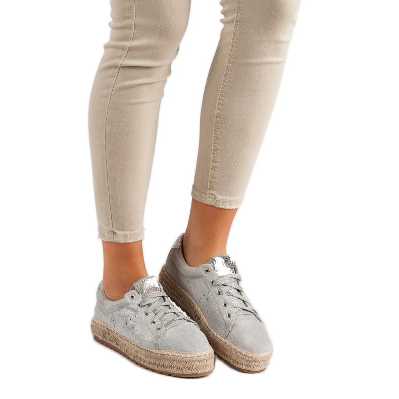 Seastar Espadrilles nouées gris 2