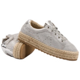 Seastar Espadrilles nouées gris 6