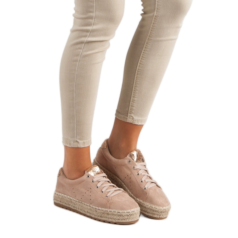 Seastar Espadrilles nouées rose 2