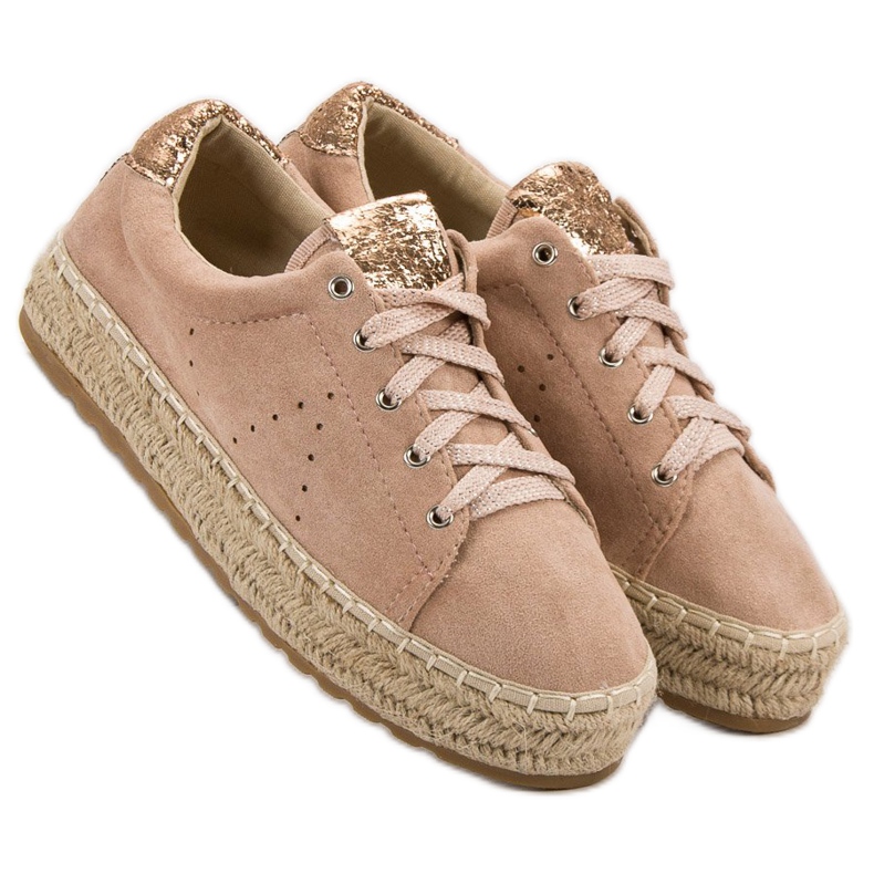 Seastar Espadrilles nouées rose 1