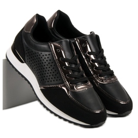 Chaussures de sport noires le noir 1