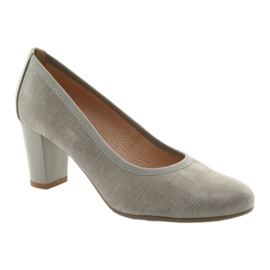 Arka Ark Pompes Women Leather Sole flexible 5137 Gray gris 1