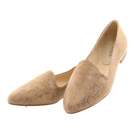 Ballerines Lordsy pour femme cuir Caprice 24203 beige 3