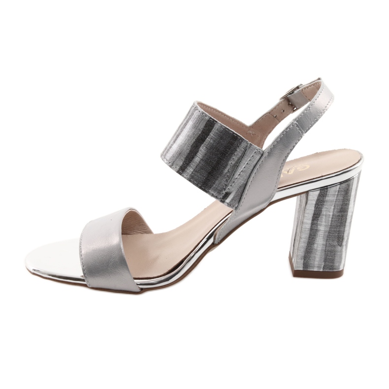Sandales pour femmes sur le poteau Gamis 3390 argent gris 2 Sandales pour femmes sur le poteau Gamis 3390 argent gris 2