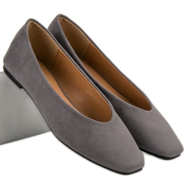 Seastar Ballerines en daim grises 6